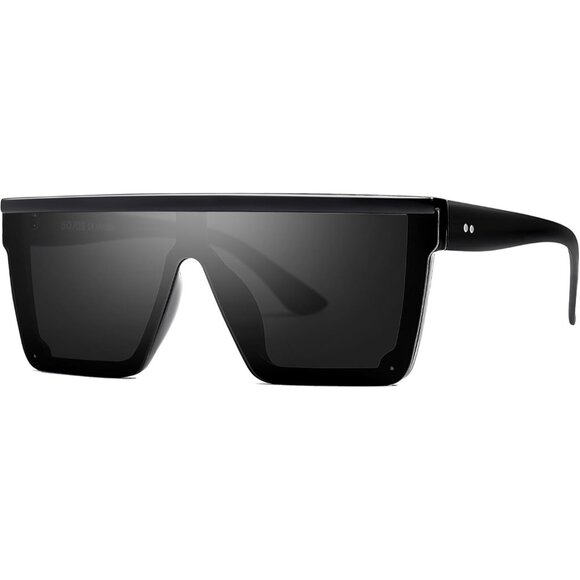 Accessories - ELEGANT Unisex Square Sunglasses with Durable Frame - Hiking & Driving Essential
